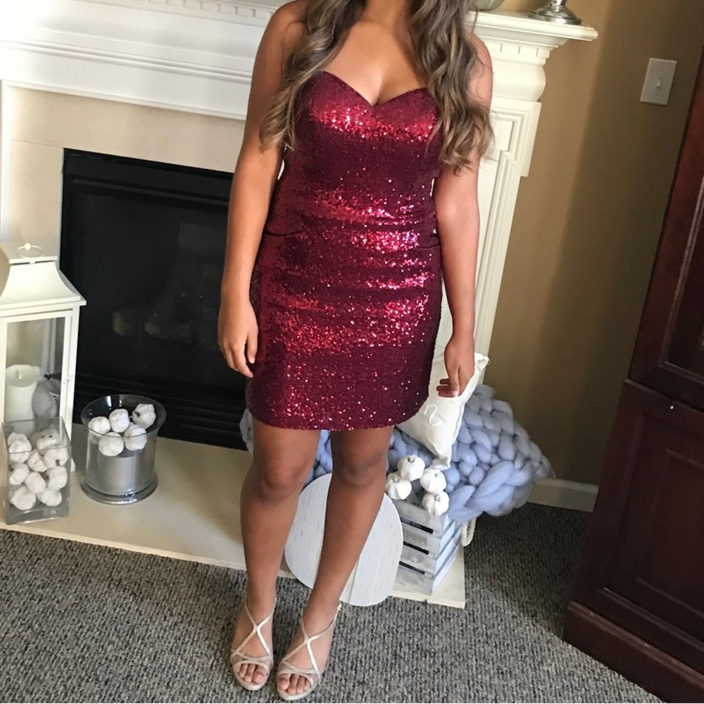 Red Sparkly Dress by Alyce Paris